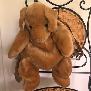 Fuzz push dog backpack